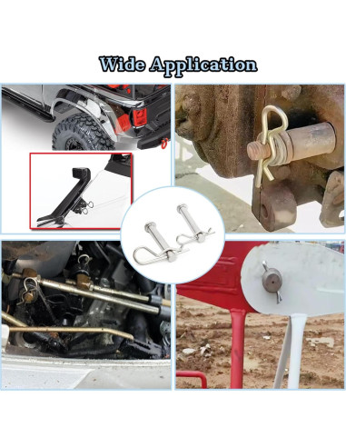 35 Pasadores de Cotter HIQTRADEBYJJ M1.6x28mm Resorte