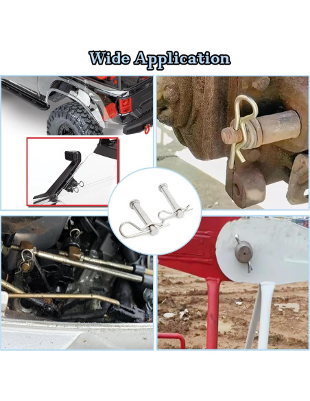 35 Pasadores de Cotter HIQTRADEBYJJ M1.6x28mm Resorte