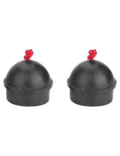 Soporte de Tiza de Billar Dioche Antideslizante Negro 2 Pcs