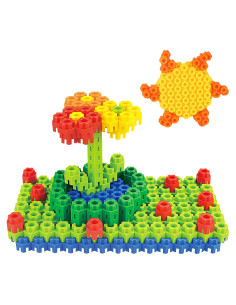 Bloques de Construcción Hexagonales Chichalk 160 Piezas STEM