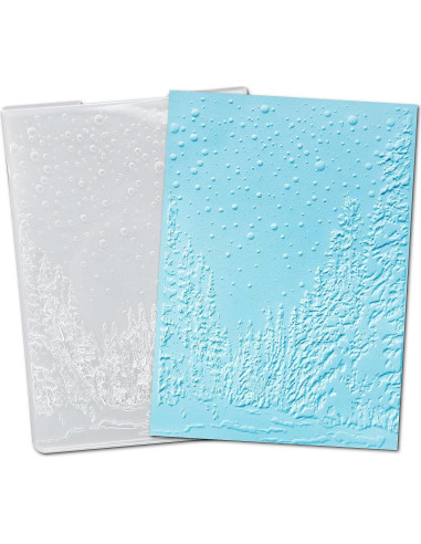 Carpeta de Embossing 3D Arbuya Bosque Invernal 12.7x17.8cm
