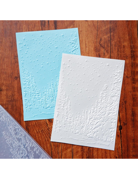 Carpeta de Embossing 3D Arbuya Bosque Invernal 12.7x17.8cm