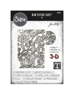Carpeta de Embossing 3D Sizzix Tim Holtz Entangled 16.3x11.7cm 2