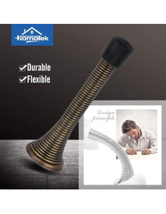 Tope de Puerta HOMOTEK con Amortiguador de Goma 7.94 cm 2