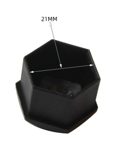 Cubiertas de Tuercas de Rueda FiveEyes 21mm Negras 20PCS 2