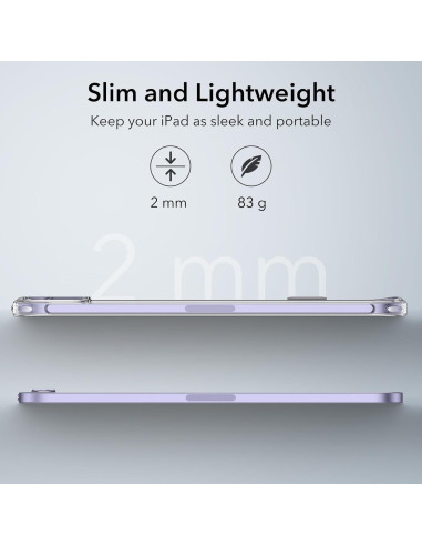 Funda ESR para iPad Mini 7/6 Transparente con Soporte