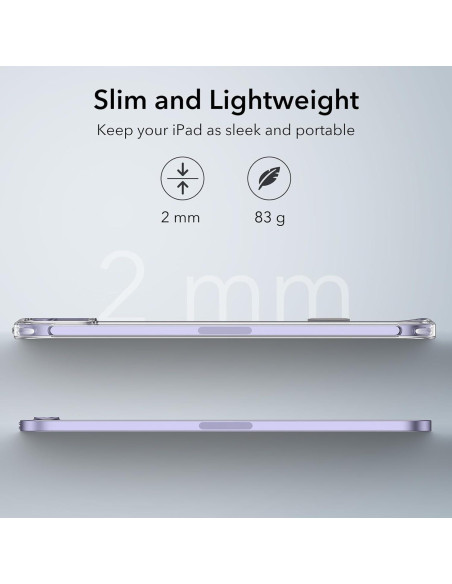 Funda ESR para iPad Mini 7/6 Transparente con Soporte