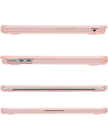 Funda Dura Mosiso para MacBook Air 13.6 Rosa 2025-2022