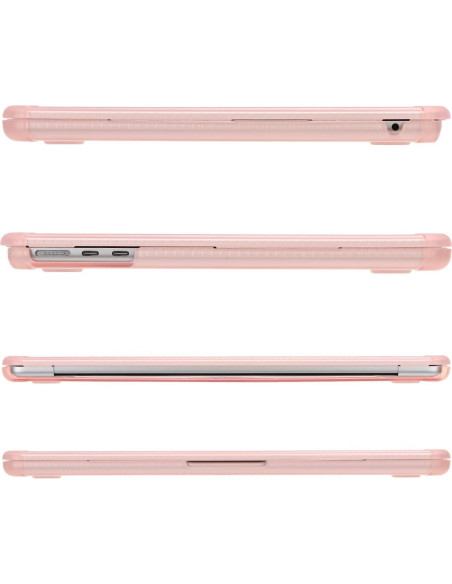 Funda Dura Mosiso para MacBook Air 13.6 Rosa 2025-2022