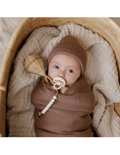 Set de Chupete y Clip Luladream - Caucho Natural 0-18 Meses 2