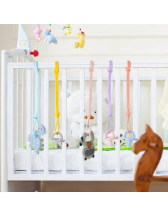 Set de 10 Correas de Juguete para Bebé Nuanchu - Silicona 2