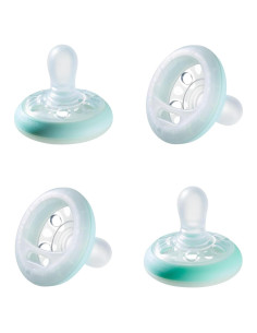 Chupete Nocturno Tommee Tippee 0-6 Meses Paquete de 4 Brilla en la Oscuridad