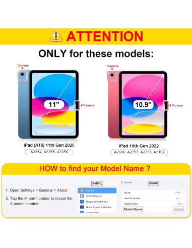 Funda Híbrida Slim Fintie para iPad 11 y 10.9 Pulgadas Rosa