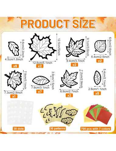 Kit de Manualidades Faccito 30 Atrapasueños Otoño 20x20cm