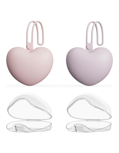 Juego de 4 estuches para chupetes AYCA - Silicona y PP