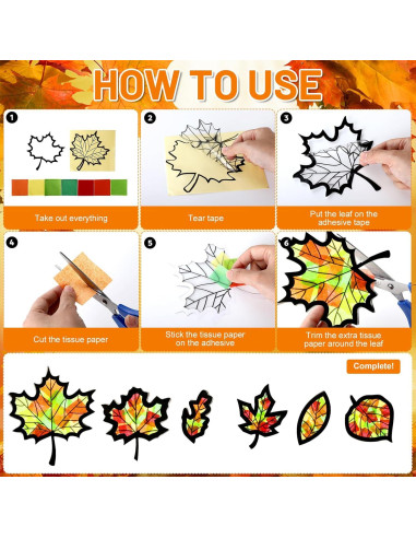 Kit de Manualidades Faccito 30 Atrapasueños Otoño 20x20cm