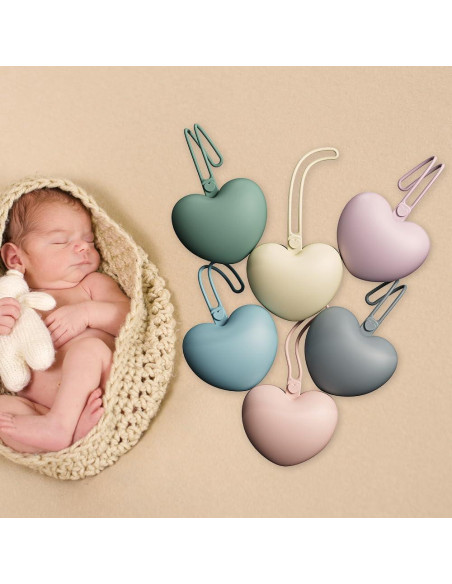 Juego de 4 estuches para chupetes AYCA - Silicona y PP