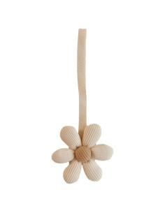 Colgante de Chupete Flor Blanca Elegante - Soporte Suave 9g