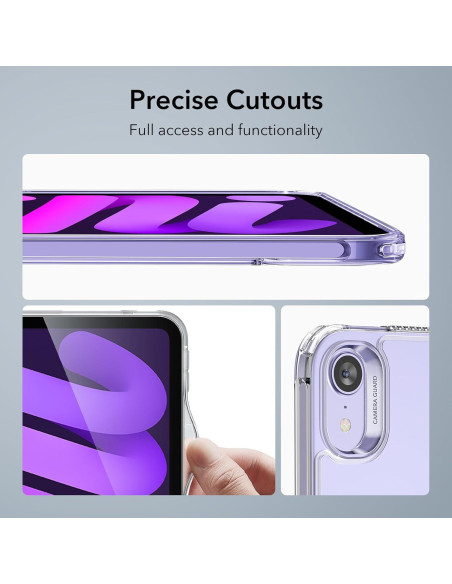 Funda ESR para iPad Mini 7/6 Transparente con Soporte