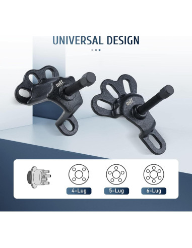 Juego Extractores Cubo Rueda Orion Motor Tech 2 Piezas