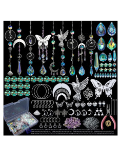 Kit de Suncatcher DIY AUEEA 400pcs Cristales para Manualidades