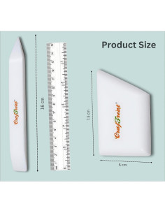 Carpeta de Hueso de Teflón CrafTreat Grande y Cuadrada Ergonómica 2