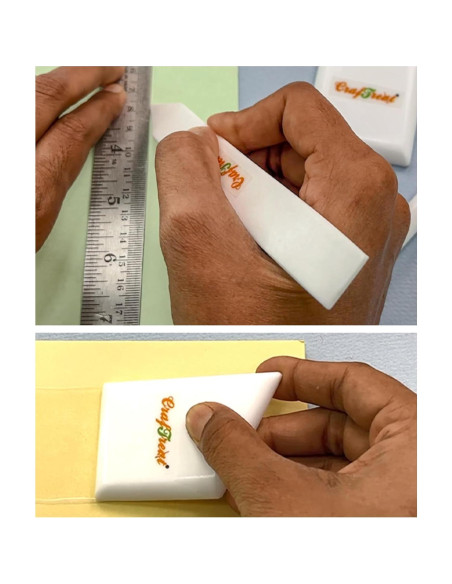 Carpeta de Hueso de Teflón CrafTreat Grande y Cuadrada Ergonómica