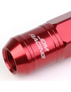 Tuercas de Llanta Aluminio M12 x 1.25 Rojo DNA MOTORING 16 Pcs 2