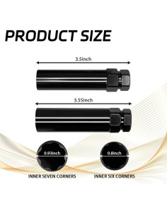 Llave de Tuerca 6 Puntas Grande SamWinGear 21mm 22mm Cromada 2