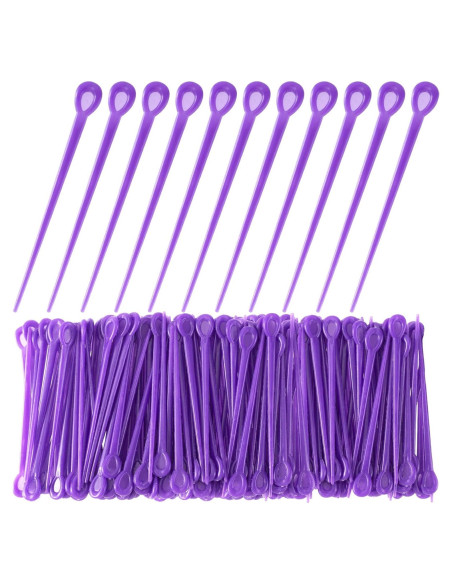 100 Piezas Cepillos Rodillos de Cabello Pndeyo - Color Púrpura