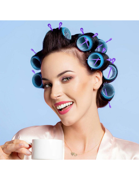 100 Piezas Cepillos Rodillos de Cabello Pndeyo - Color Púrpura