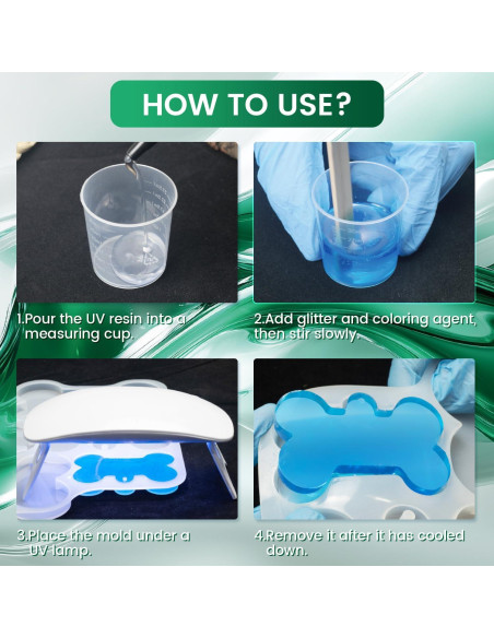 Resina UV Jarezina 500g Cristal Claro, Bajo Olor, Rápido Curado Resina UV Jarezina 500g Cristal Claro, Bajo Olor, Rápido Curado