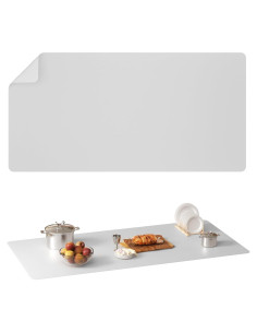 Alfombrilla de Silicona Antideslizante YOFUGA 120x60 cm Translúcido