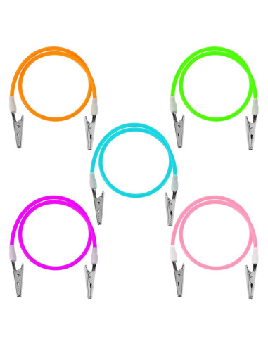 5 Clips de Babero Dental Psyqtsuary Multicolor de Silicona