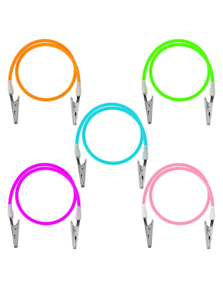 5 Clips de Babero Dental Psyqtsuary Multicolor de Silicona
