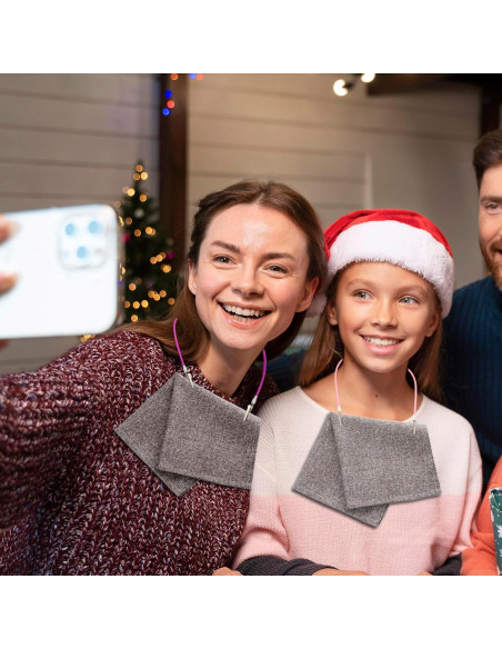 5 Clips de Babero Dental Psyqtsuary Multicolor de Silicona