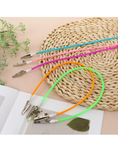 5 Clips de Babero Dental Psyqtsuary Multicolor de Silicona