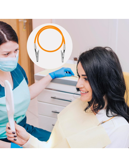 5 Clips de Babero Dental Psyqtsuary Multicolor de Silicona