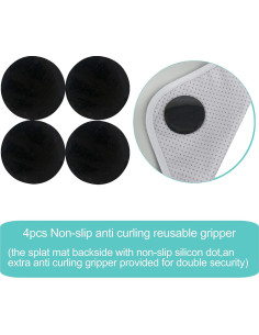 Alfombra Antideslizante Paw Legend 135x135 cm para Silla Alta 2