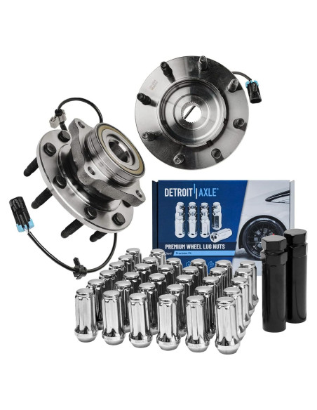 Kit de Rodamientos de Rueda Delantera Detroit Axle 4WD Chevy/GMC