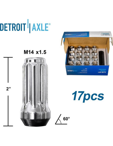Kit de Rodamientos de Rueda Delantera Detroit Axle 4WD Chevy/GMC