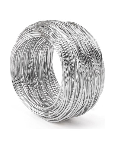 Alambre de Aluminio Flexible Tecbeauty 30m x 3mm Plata