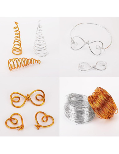 Alambre de Aluminio Flexible Tecbeauty 30m x 3mm Plata