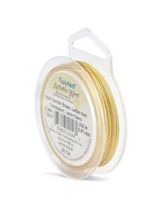 Alambre Artístico Beadalon 20 Calibre 0.81 mm Latón 7.31 m