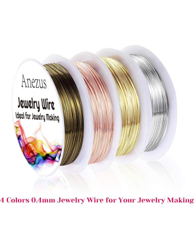 Juego de Alicates de Joyería Anezus 7 Piezas con Alambre