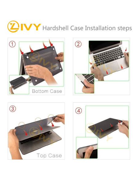 Funda Dura IVY para MacBook Retina 12" Color J