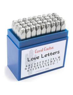 Juego de Sellos de Estampado Coral Cactus 36 Piezas 3mm