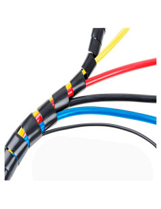 Envoltura de Cable Espiral XHF 10mm Negro 8m Organizador