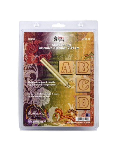 Conjunto de Alfabeto Estándar Tandy Leather 25 mm