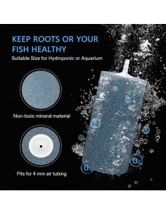 Piedra de Aire Grande VIVOSUN 10.16x5.08cm para Acuario 2